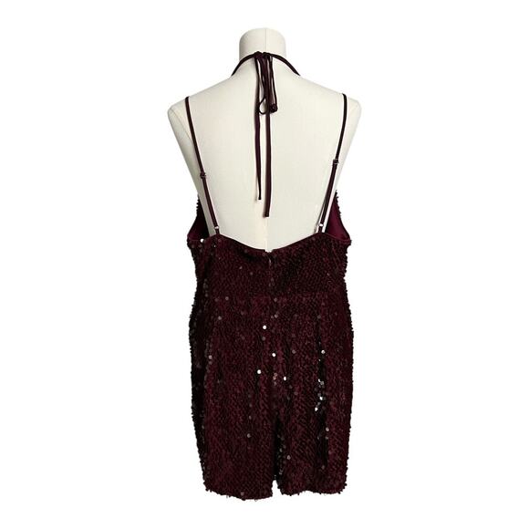 Sequined Womens Jumpsuit Romper Playsuit 0X Plus Size Skimmer Retro Disco Party - Picture 5 of 8
